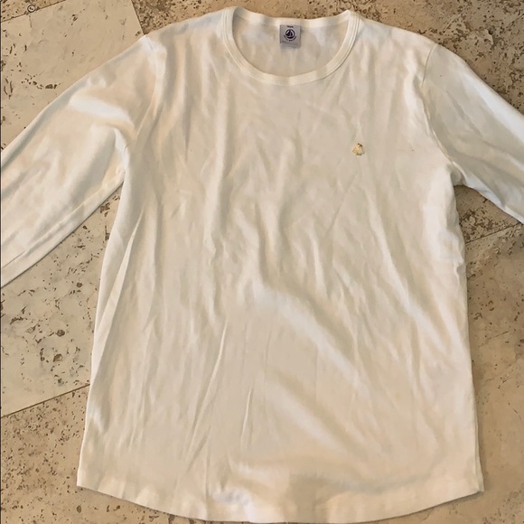Petit Bateau Tops - white long sleeve